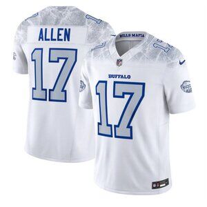 Mens Youths Josh Allen White Jersey Vapor Stitched